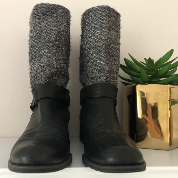 !MUST GO Stuart Weitzman Tweed Nupimlico Moto Boot - Picture 2 of 8